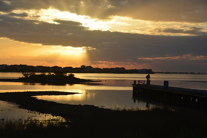 Sunset off Tiki Island